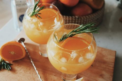 Citrus Gin Spritz cocktail