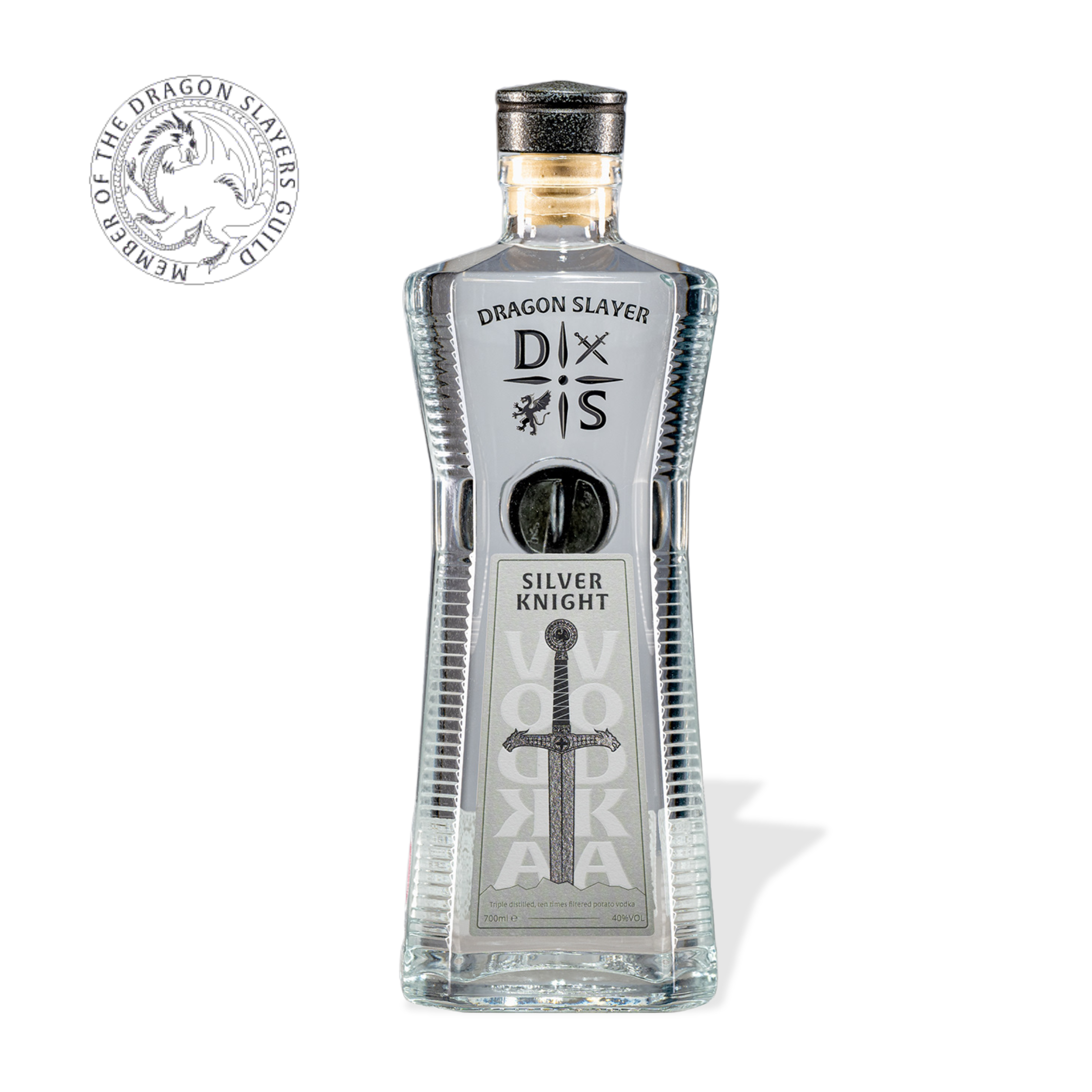 Decadent Dragon Vodka | Silver Knight Vodka 70 cl