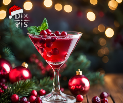 christmas vodka cocktail