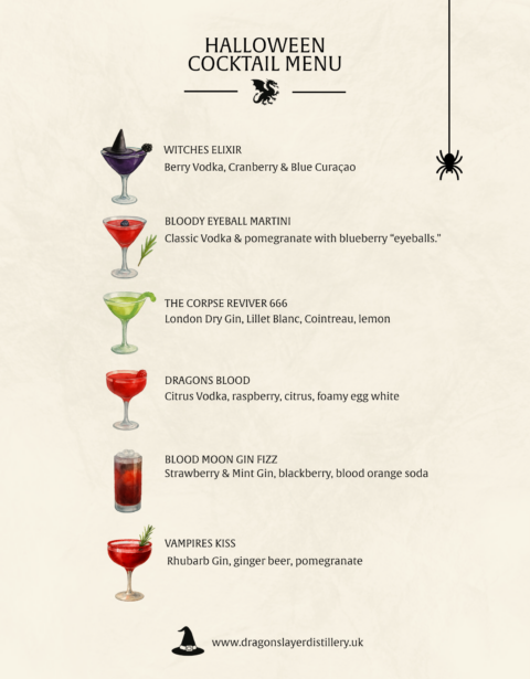 halloween cocktail menu